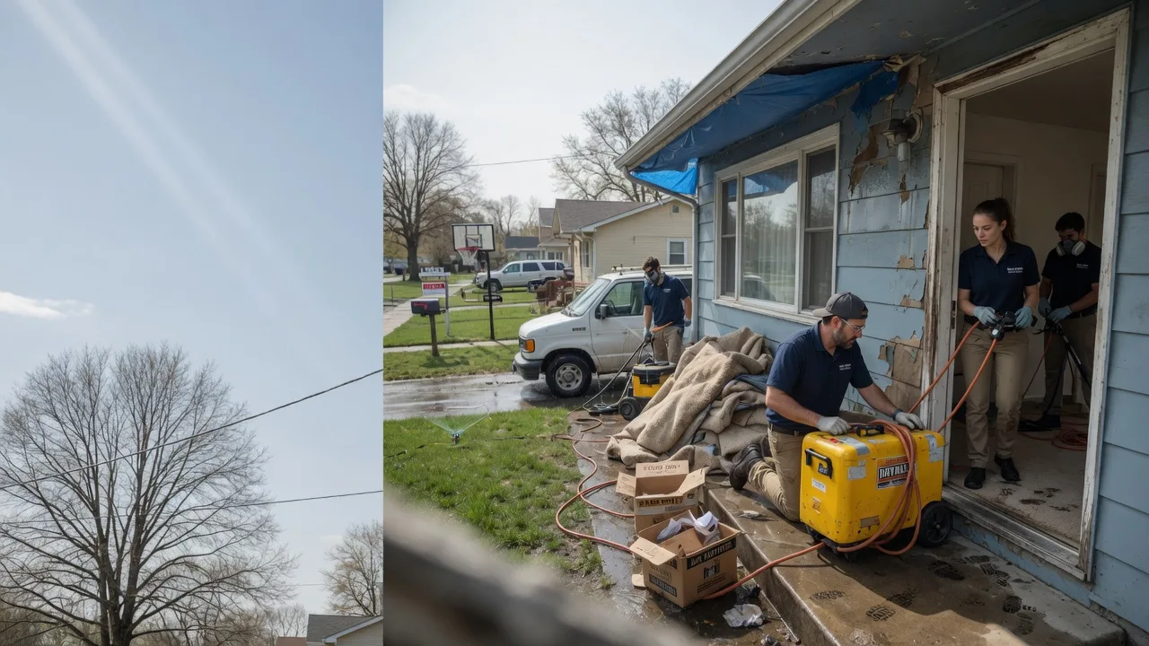 Basement Flood Cleanup in Andover, OH near me